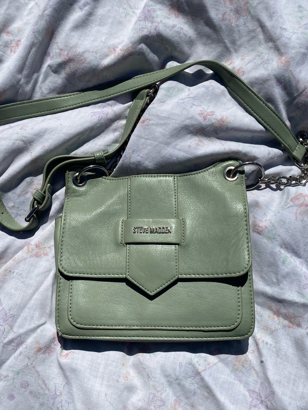 Steve Madden Mint Sage Green Crossbody Bag